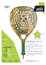 CORK PADEL - SUPREME POWER II (355-367g)