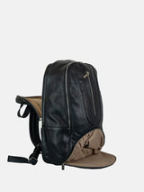 CORK PADEL-RYGGSÄCK I STARK NYLON - SVART / GRÖN