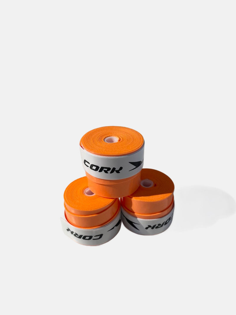 CORK PADEL OVERGRIP 3-PACK - ORANGE