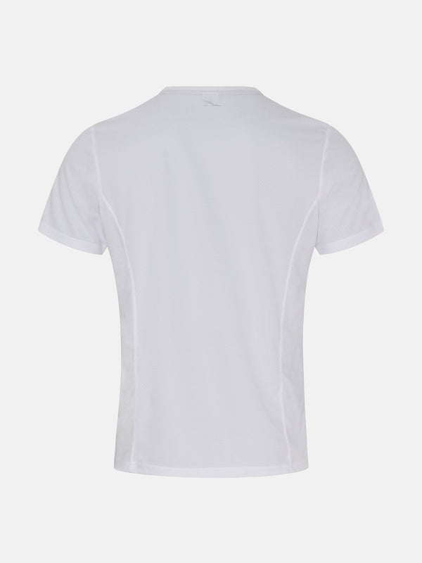 CORK PADEL PREMIUM TEE - HVID