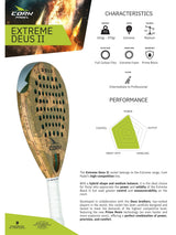CORK PADEL - EXTREME DEUS II (350-365g)