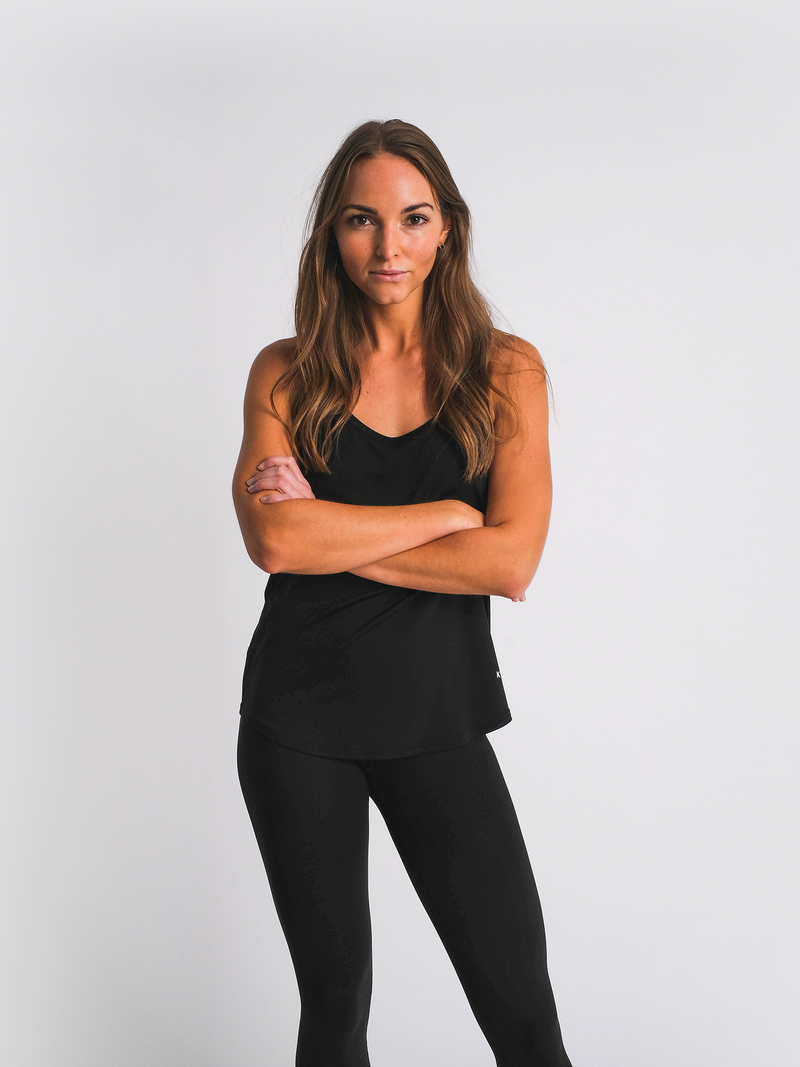 KISSPADEL TANK TOP / SORT