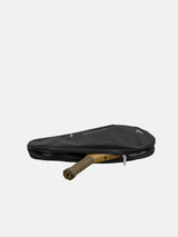 CORK PADEL BAT COVER I KUSTLÆDER - SORT