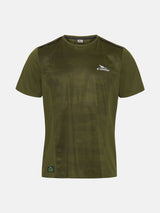 CORK PADEL PREMIUM TEE CAMO - GRÖN