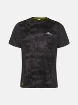 CORK PADEL PREMIUM TEE CAMO - SVART