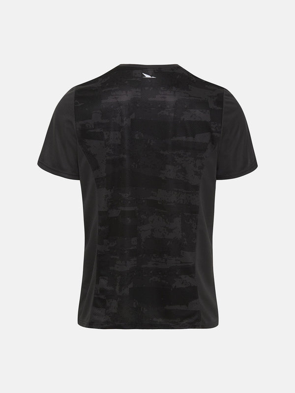 CORK PADEL PREMIUM TEE CAMO - SVART