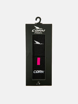 CORK PADEL HÅNDLEDS SVEDBÅND 8 CM - SORT/PINK - 2 PAK