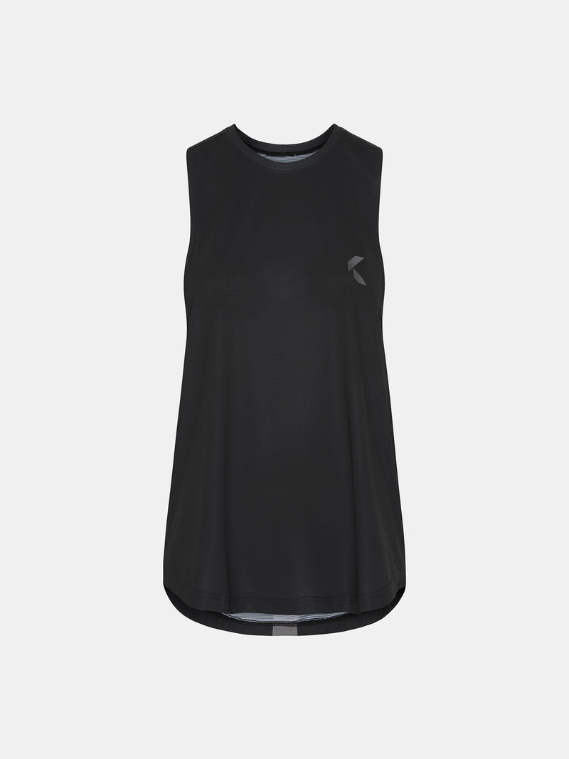 KISSPADEL OVERSIZED TANK TOP / SORT