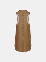 KISSPADEL OVERSIZED TANK TOP / KHAKI