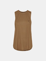 KISSPADEL OVERSIZED TANK TOP / KHAKI